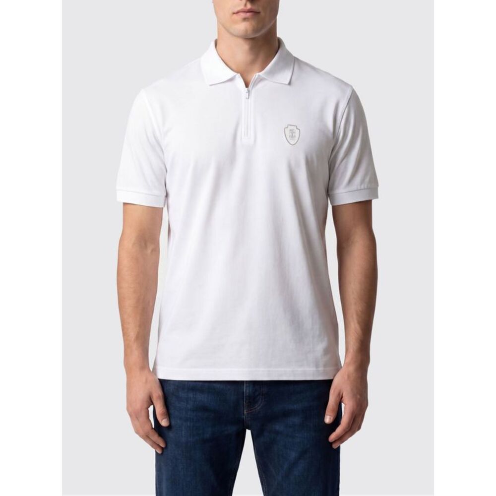 Brunello Cucinelli Polo Shirt Men White